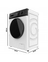 Lavadora Libre Instalación - CECOTEC DressCode 7410, Altura 85,5 cm, 7 kg, Inverter, Blanco