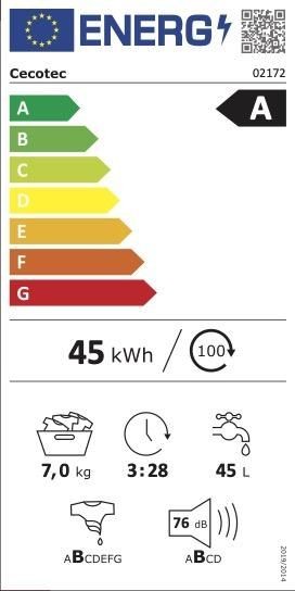 Etiqueta de Eficiencia Energética - 2172