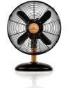 Ventilador Sobremesa - UFESA Massachusets Mini, 40W, Negro y Madera