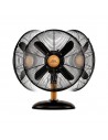 Ventilador Sobremesa - UFESA Massachusets Mini, 40W, Negro y Madera