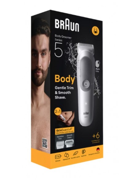 Afeitadora Corporal - BRAUN BG5550,...
