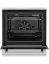 Cocina Gas y Eléctrica - BEKO FBE6212OWD, Blanco, 4 Zonas