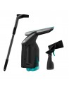 Aspirador Limpiacristales - CECOTEC Conga PopStar Glass Titanium, 3 en 1, 2 Boquillas