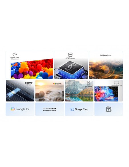 TV LED - TCL 43P6K, 43", 4K, Google...