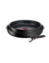 Kit Sartenes - TEFAL Ingenio Unlimited, 3 piezas, Incluye Sartenes 24/28 cm, Mango extraí
