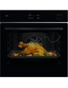 Horno Multifunción - AEG TR7PB73FSB, Cristal Negro, Perfil Inox, Pirólisis Horno Multifunción - AEG TR7PB73FSB, Cristal Negro, Perfil Inox, Pirólisis