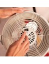 Ventilador Pie Retro - CECOTEC EnergySilence250 ClassicStyle, Beige, 25W