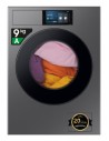 Lavadora Libre Instalación - SAMSUNG WF90F09C4SU3, Grafito, 9 Kg, AI