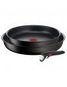Lote Sartenes + Mango Extraíble - TEFAL Ingenio Unlimited 22/26cm, Aluminio, Sin PFOA