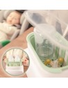 Calienta Biberones Estirilizador - CECOTEC Nana BabyCare Doble BottleWarmer, Táctil, 4 Modos