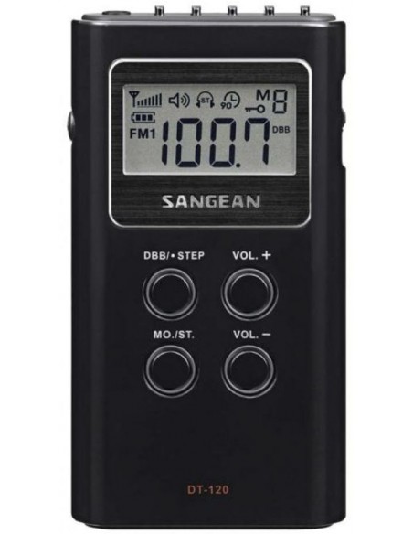 Radio Portátil - SANGEAN DT-120, Pilas