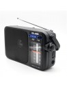Radio Portátil - ELBE RF-942, Frecuencia AM/FM, Red-Pilas