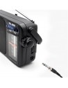 Radio Portátil - ELBE RF-942, Frecuencia AM/FM, Red-Pilas