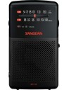 Radio Portátil - SANGEAN SR-35, Pilas, Negro, Sintonizador AM/FM