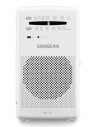 Radio Portátil - SANGEAN SR-35, Pilas, Blanco, Sintonizador AM/FM