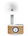 Radio Portátil - SANGEAN WR-45, Gramófono, Bluetooth, Blanco, Batería 2600 mAh
