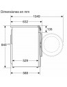 Lavadora Carga Frontal - BALAY 3TS3107BD, Blanco, 10 kg, 1400 rpm, EficienciaA