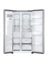 Frigorífico Americano - LG GSLE91MBAB, Acero, Altura 1.79 m, Eficiencia C
