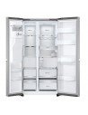 Frigorífico Americano - LG GSLE91MBAB, Acero, Altura 1.79 m, Eficiencia C