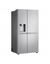Frigorífico Americano - LG GSLE91MBAB, Acero, Altura 1.79 m, Eficiencia C