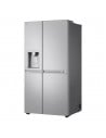 Frigorífico Americano - LG GSLE91MBAB, Acero, Altura 1.79 m, Eficiencia C