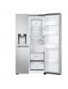 Frigorífico Americano - LG GSLE91MBAB, Acero, Altura 1.79 m, Eficiencia C