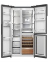 Frigorífico Americano - TEKA RLF 85950 GBK, con Vinoteca, Altura 183 cm, No Frost, Negro