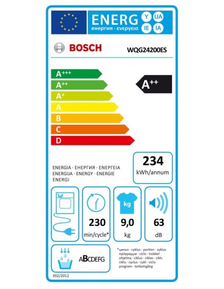 Secadora Bomba de Calor - BOSCH...