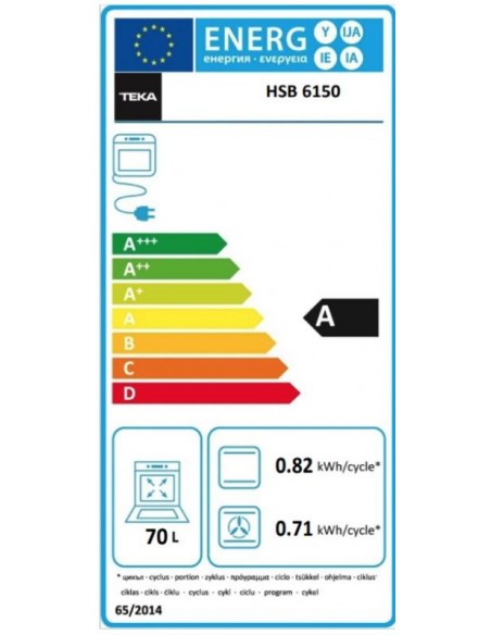 Horno Multifunción - TEKA HSB 6150,...