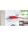 Secadora Bomba de Calor - BOSCH WTR85V00ES, Blanco, 8 Kg, Eficiencia D