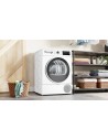 Secadora Bomba de Calor - BOSCH WTR85V00ES, Blanco, 8 Kg, Eficiencia D