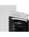 Cocina Gas Butano - BEKO CSG42009DW, Blanco, 4 Zonas, Inyectores