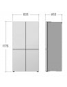 Frigorífico 4 Puertas - LG MM41MSBEM, Altura 1.77 m, Plata, Eficiencia E