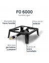 Hornillo de Gas - Orbegozo FO6000, 7000W, 1 fuego