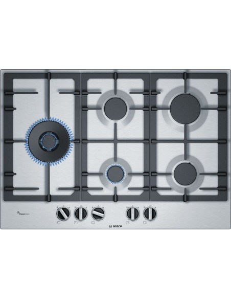 Placa Gas - Bosch PCS7A5B90, 5 Zonas,...