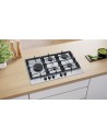 Placa Gas - Bosch PCS7A5B90, 5 Zonas, 75 cm, Acero Inoxidable, Sin Marco
