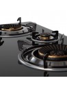 Hornillo de Gas - ORBEGOZO FO3520, 3 Fuegos, 4300 W, Negro