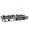 Hornillo de Gas - ORBEGOZO FO3520, 3 Fuegos, 4300 W, Negro