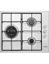 Placa Gas - Vitrokitchen EN630LIB, Tres Fuegos, 60 cm, Butano, Inyectores Gas Natural, Inox Placa Gas - Vitrokitchen EN630LIB, Tres Fuegos, 60 cm, Butano, Inyectores Gas Natural, Inox