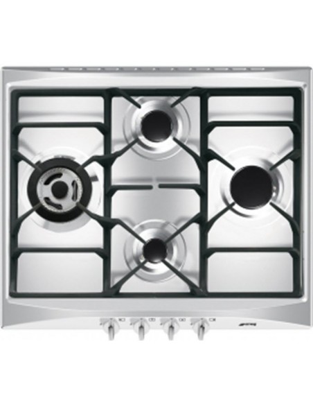 Placa Gas - Smeg SR264XGH2, 4 Zonas,...