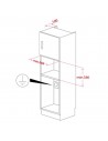 Microondas Integrable - TEKA MB 6200 BI, Blanco, 20L