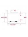 Microondas Integrable - TEKA MB 6200 BI, Blanco, 20L
