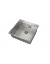 Fregadero Bajo Encimera - TEKA Forlinea RS15 50.40, Inox, 1 Cubeta, Mueble 60 cm, Encastrado o Enrasado