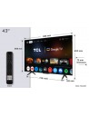 TV QLED - TCL 43P7K, 43", 4K UHD, Google TV