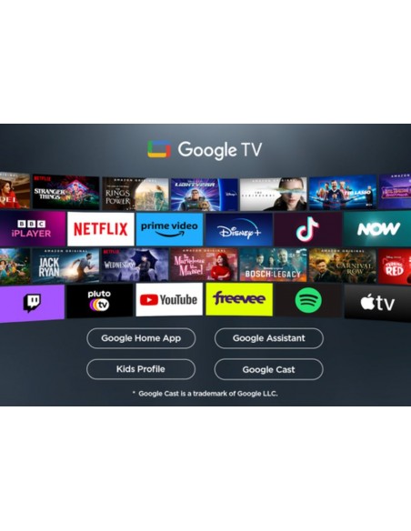 TV QLED - TCL 43P7K, 43", 4K UHD,...