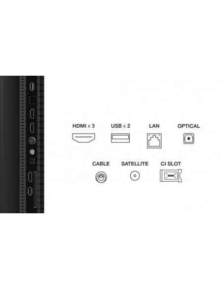 TV QLED - TCL 50P7K, 50", 4K UHD,...