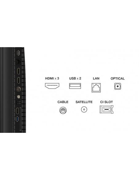 TV QLED - TCL 55P7K, 55", 4K UHD,...