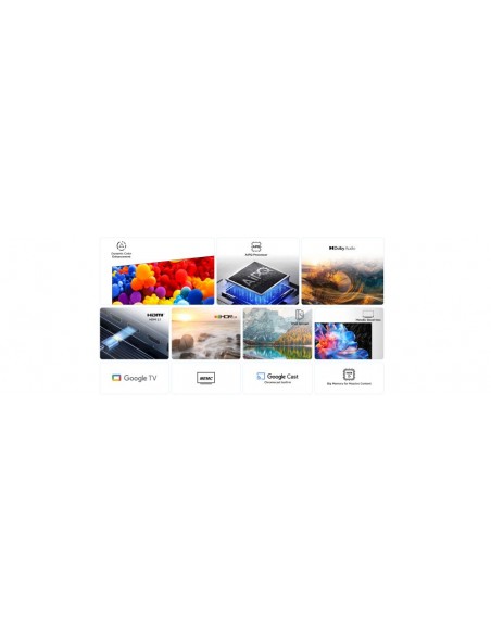 TV LED - TCL 65P6K, 65", 4K, HDR,...