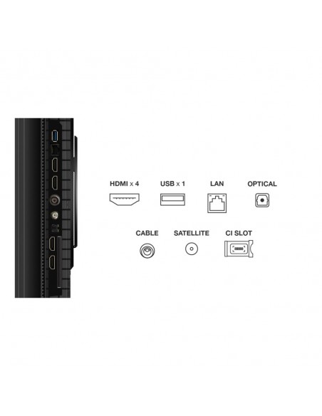 TV QLED - TCL 75P8K, 75", 4K UHD,...