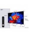 TV QLED - TCL 85P8K, 85", 4K UHD, Google TV